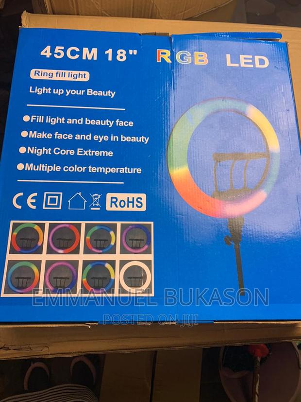 18inch RGB Ringlight With Bag and Stand · Photo 4