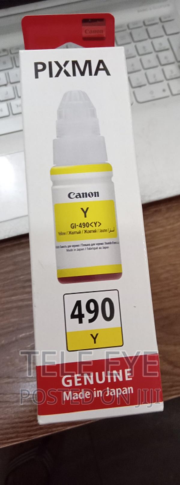 Genuine Canon Pixma-490 Yellow Ink · Photo 2