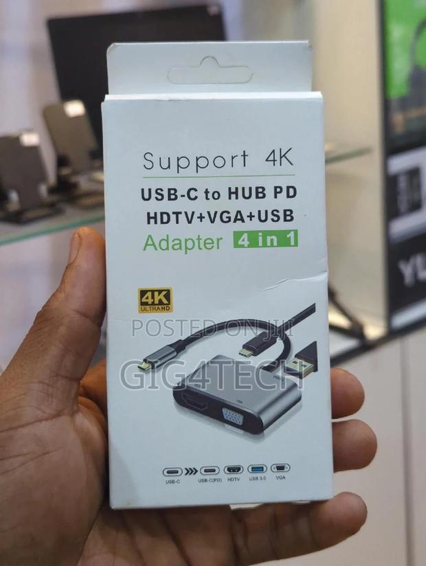 4 in 1 Type-C to VGA HDMI USB Adapter · Photo 3