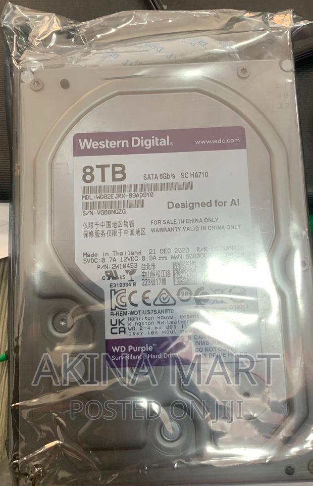 8tb Wd Surveillance Hard Disk Wd 8tb HDD · Photo 3