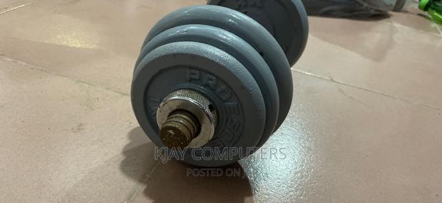 Single 10kg Carbon Steel Dumbbell · Photo 4