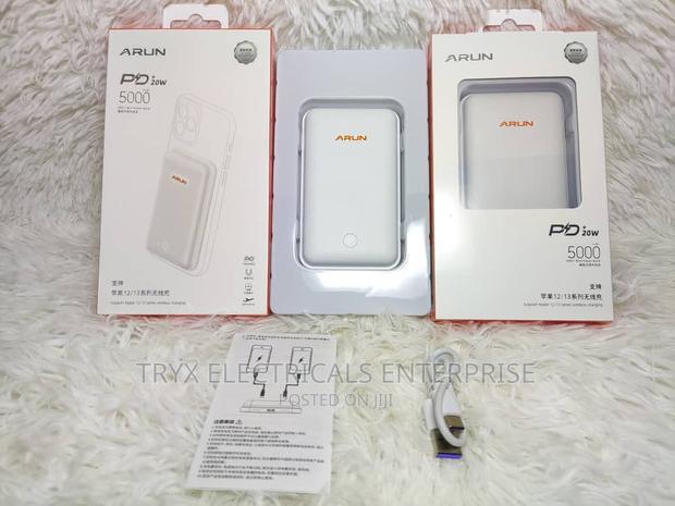 5,000mah Wireless Power Bank Arun - White · Photo 3