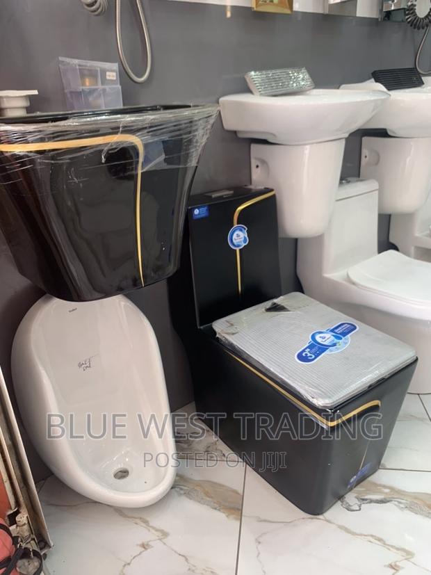 Black Master Bedroom Water Closet and Wall Hung Basin · Photo 4