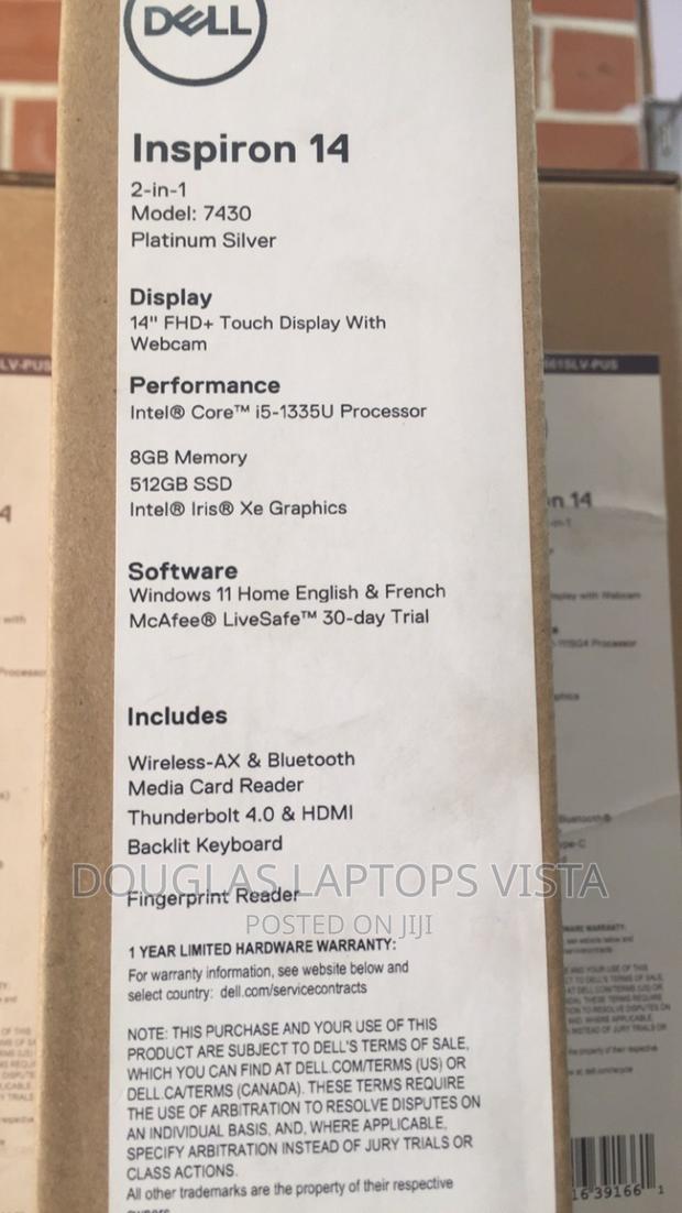 New Laptop Dell Inspiron 14 8GB Intel Core I5 SSD 512GB