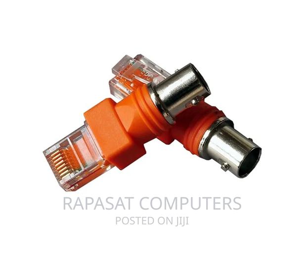 BNC Female to RJ45 Male Coaxial Coupler Adapter - ₵35 Per 1 · Photo 2