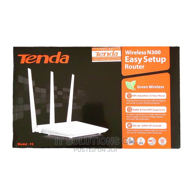 Tenda F3 300mbps Wireless Router (White) · Photo 1