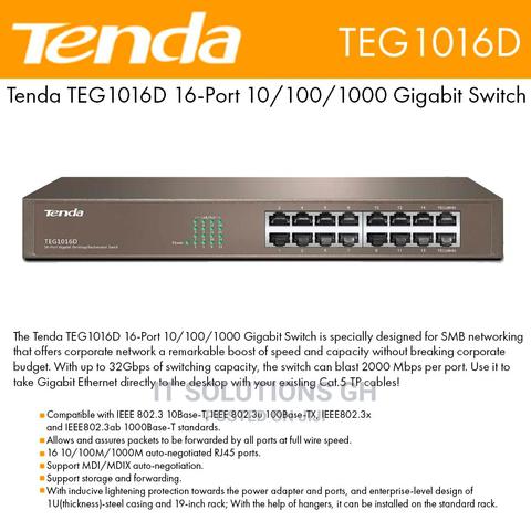 Tenda TEG1016D 16-port Gigabit Switch · Photo 1