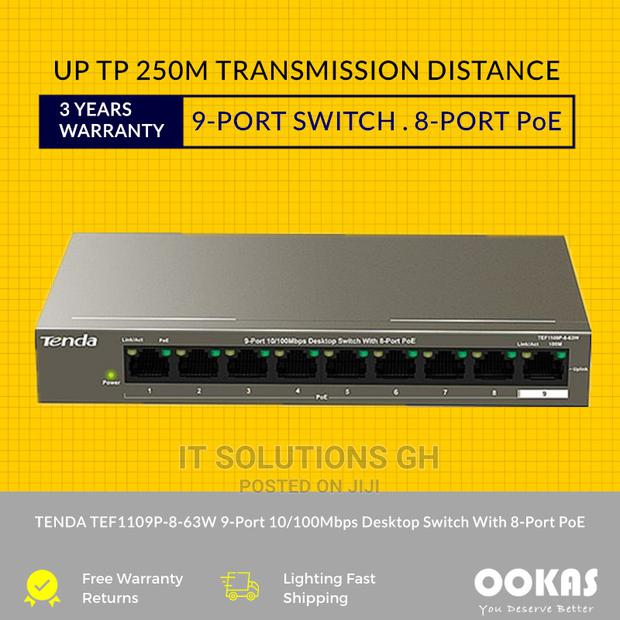 Tenda 9-Port Desktop Poe Switch 10/100mbps · Photo 2