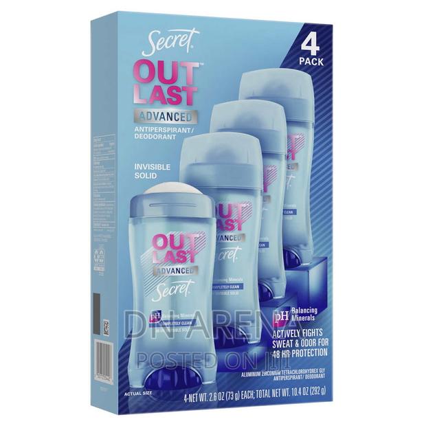 Secret Outlast Advanced Antiperspirantdeodorant 2.6 Oz, 4pc · Photo 4