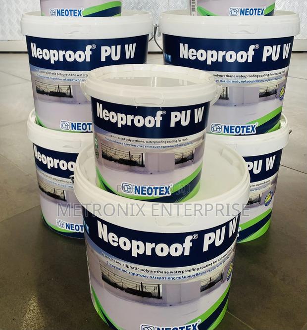 Waterproof Coating for Roofs,(Neoproof Pu W)4kg photo 3