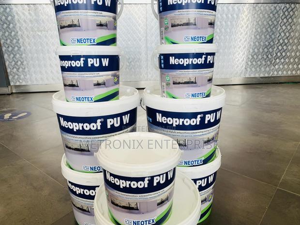 Waterproof Coating for Roofs,(Neoproof Pu W)4kg photo 2