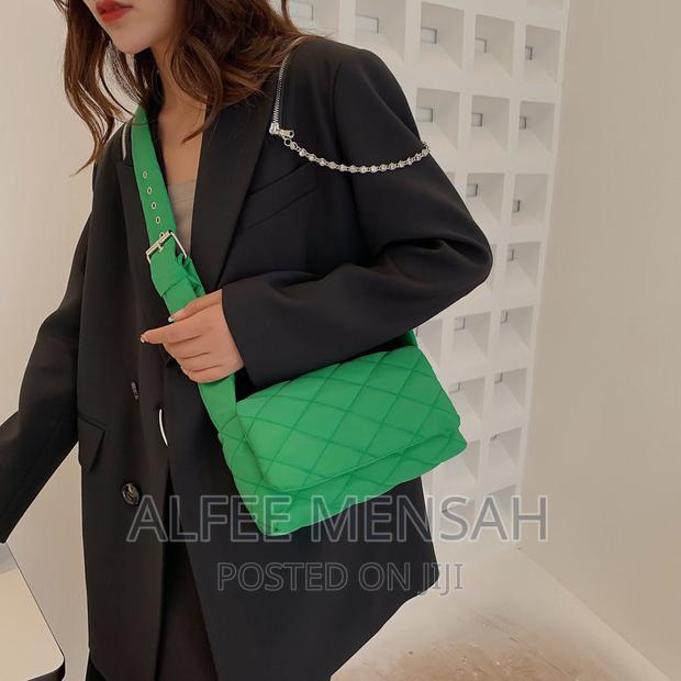 Summer Nylon Cloth Rhombus Stitching Small Square Bag