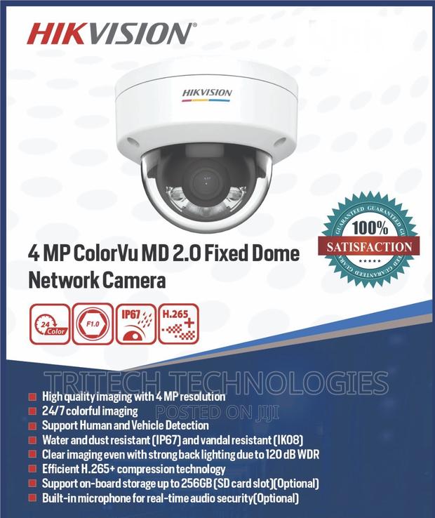 Hikvision 4MP Colorvu Ds-2cd1147g2-L Dome Network IP Camera · Photo 4