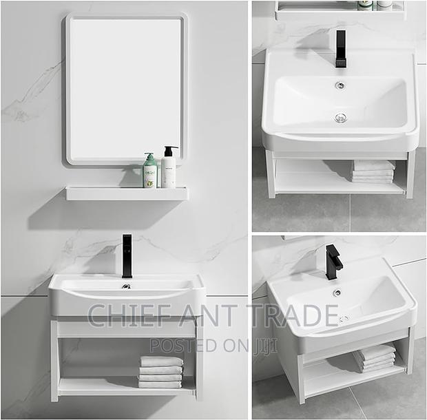 Cabinet Basin + Mirrior Glass Stand · Photo 4