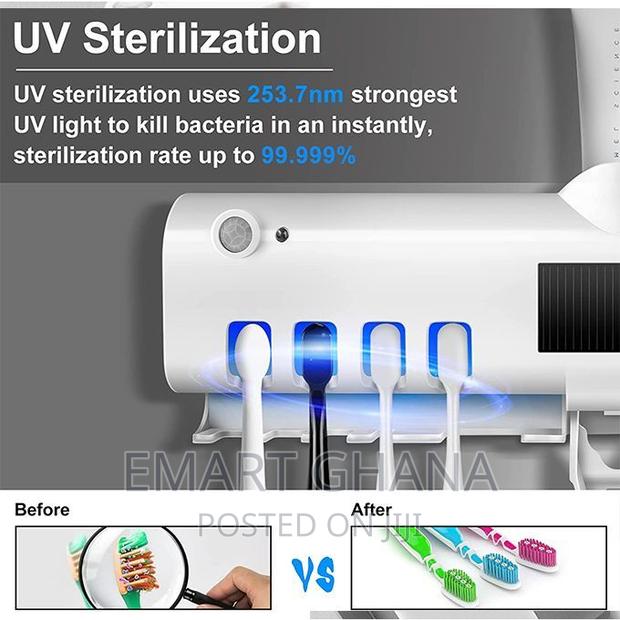 Automatic Toothpaste Dispenser, Toothbrush Holder photo 6
