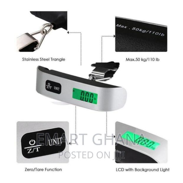 10g-50kg Portable Digital Luggage Scale LCD Display Travel H photo 5