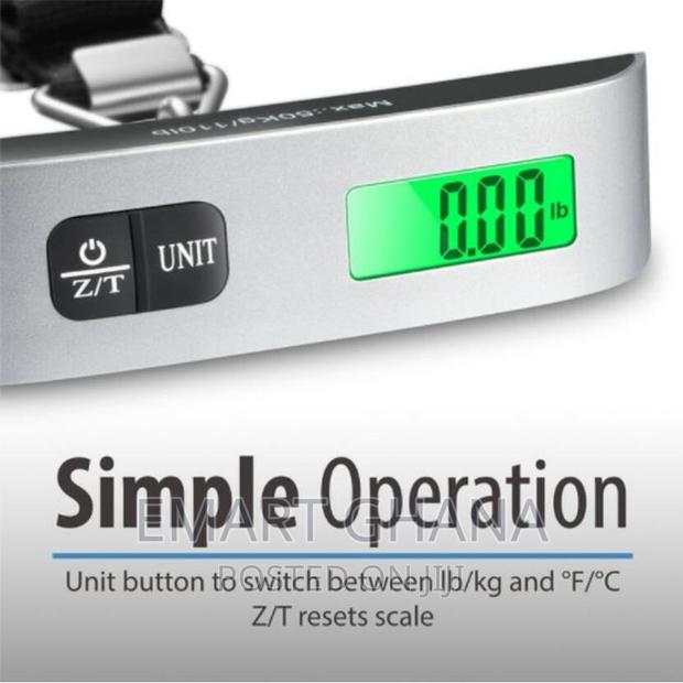 10g-50kg Portable Digital Luggage Scale LCD Display Travel H photo 3