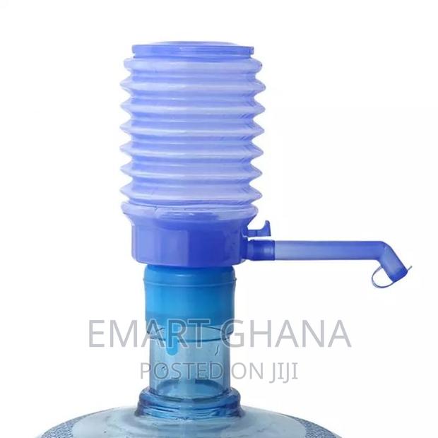 Manual Hand Press Water Dispenser Pump - Blue photo 3