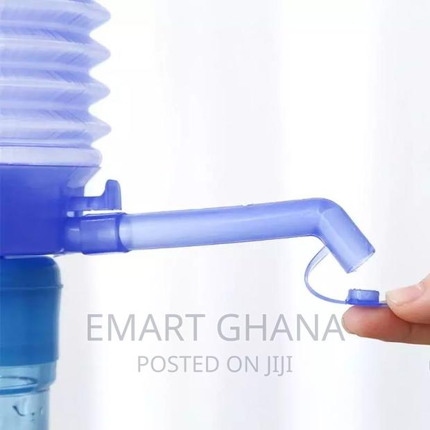 Manual Hand Press Water Dispenser Pump - Blue photo 4