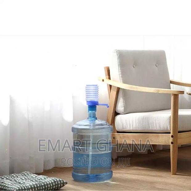 Manual Hand Press Water Dispenser Pump - Blue photo 6