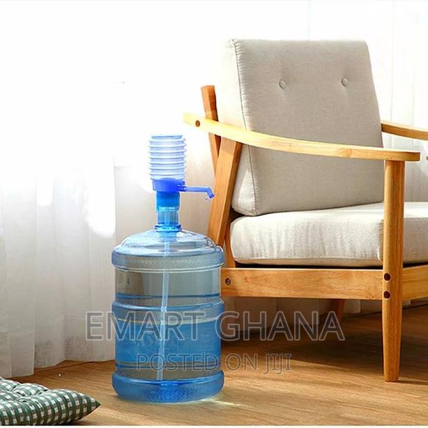 Manual Hand Press Water Dispenser Pump - Blue photo 7