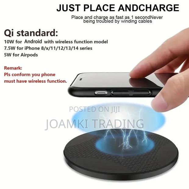 60-100w Wireless Fast Charger Pad 4 iPhones /Android Phones photo 4