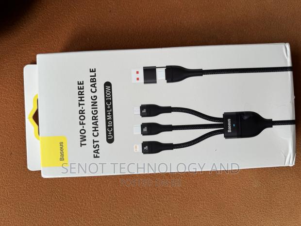 Baseus 3 in 2 USB C Cable for All Phones photo 4