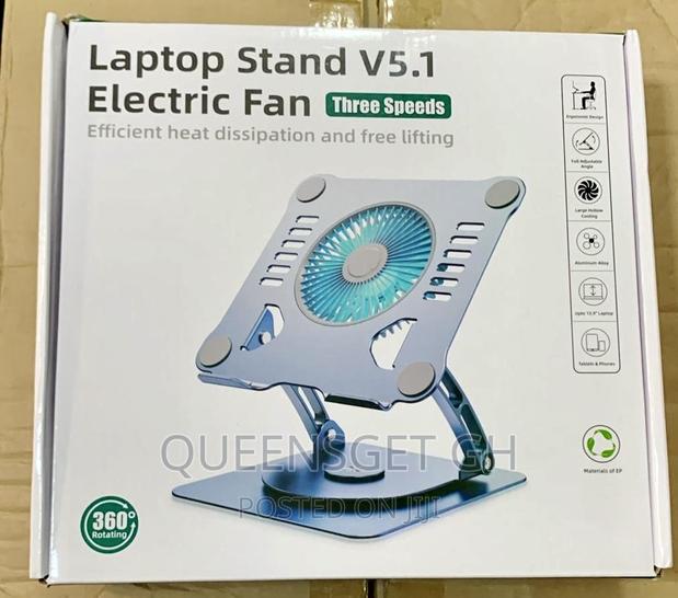 Rotating Laptop Stand With Single Cooling Fan · Photo 3