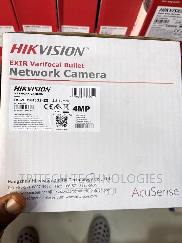Hikvision Ds-2cd2643g2-Izs 4mp Motorized Varifocal Bullet · Photo 4
