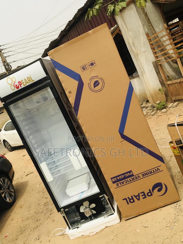 PVC-424-2b Singledoor Glass Pearl Display Electric Fridge · Photo 2