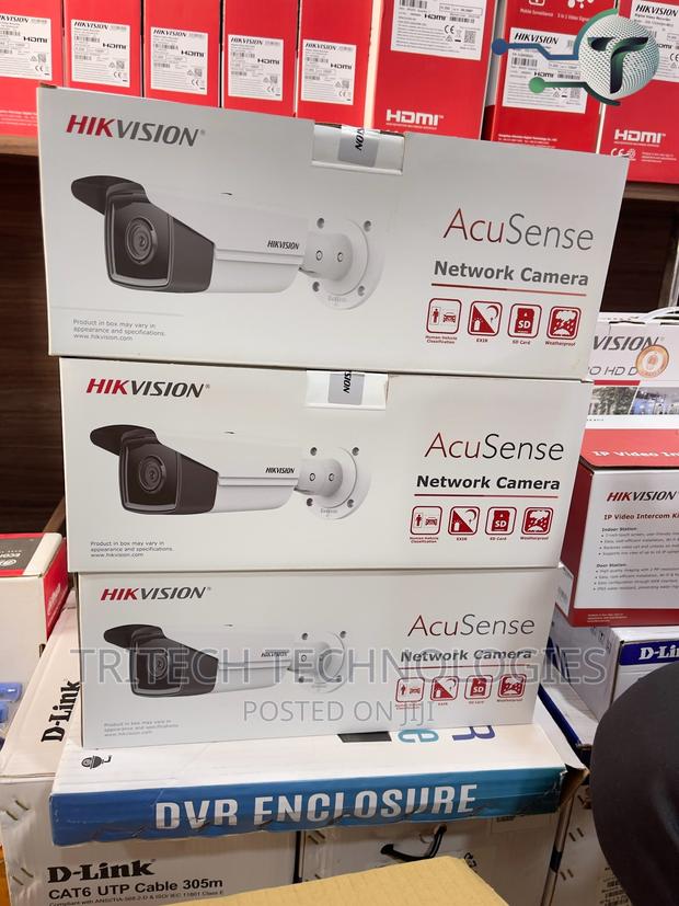 Hikvision 6 Mp Acusense Bullet Ip Camera Ds-2cd2t63g2-21/41 · Photo 4