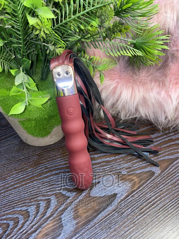 2in1 Leather Whip With 10 Speeds Vibrator · Photo 3