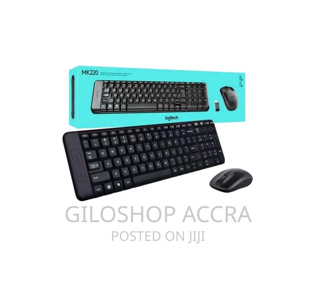 Logitech Mk220 Wireless Keyboard and Mouse Bundle · Photo 2
