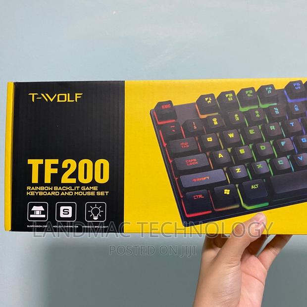 TF200 Wired USB Keyboard Mouse Luminous Keyboard and Mouse · Photo 4