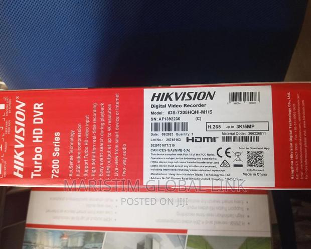 8 Channel Hikvision Turbo HD DVR 5mp/ photo 5