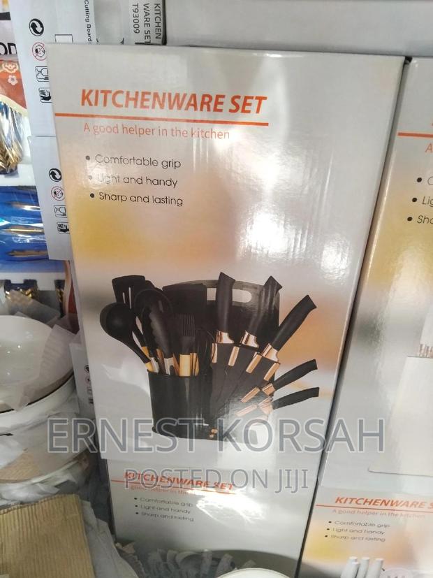 19pcs Stylish Silicone Ladles and Knives Set · Photo 2
