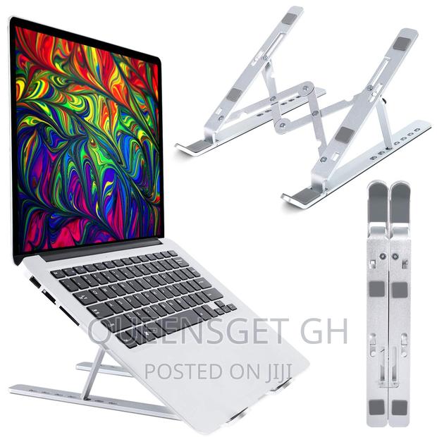 Metallic Adjustable Laptop Stand photo 2