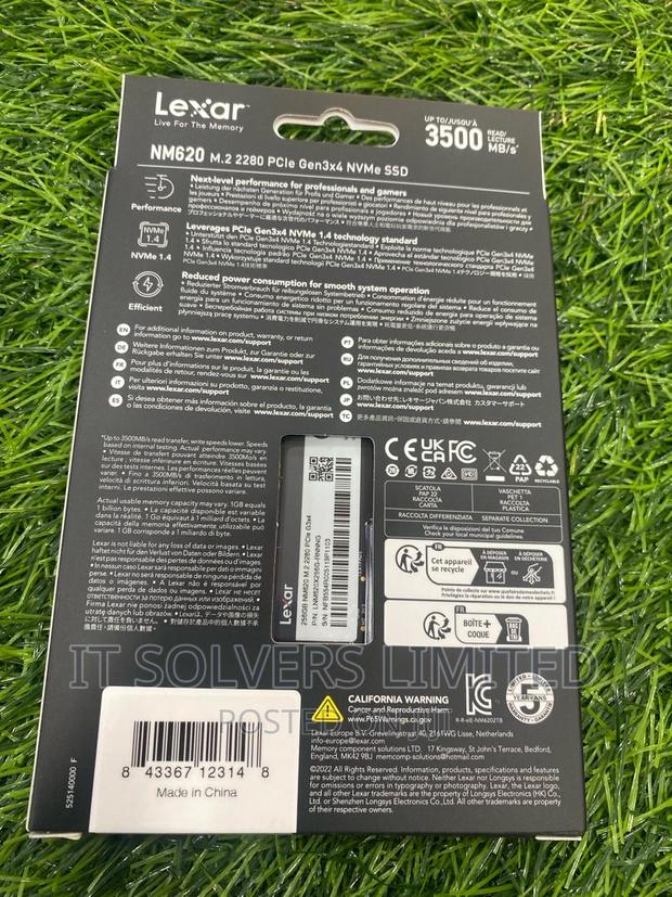 256gb M.2 Nvme Lexar SSD · Photo 4