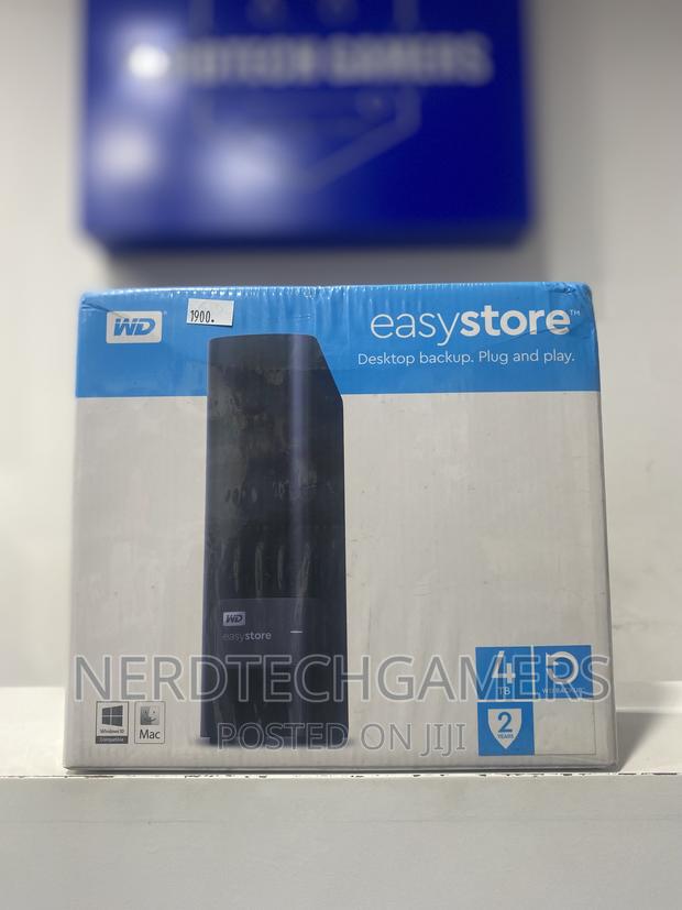 WD - Easystore 4TB External USB 3.0 Hard Drive - Black · Photo 4