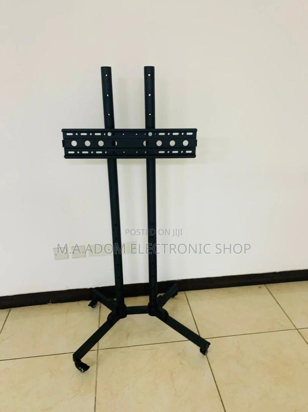 Classic Design Moveable Tv Trolly for 32” to 70 Inch(Black). · Photo 2