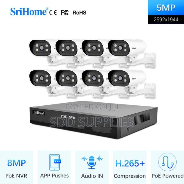 8 Ch Channels 5MP Poe NVR Kit With 8 Camera