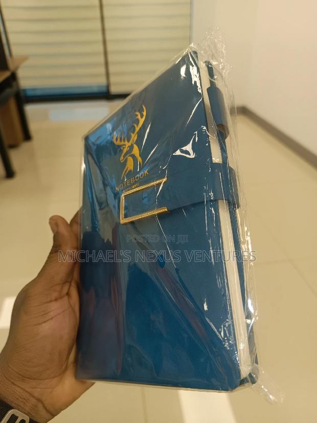 Diary Note or Notebook Blue With 2 Pens