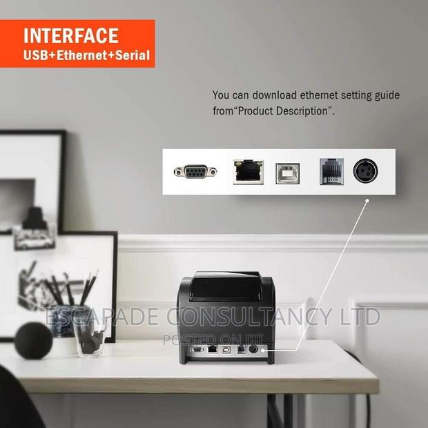 Thermal Receipt Printer Usb+Lan+Serial (Ocom) 300mm / Sec Sp photo 6