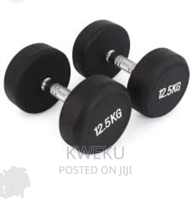 Dumbell Round 12.5kg Pair · Photo 2