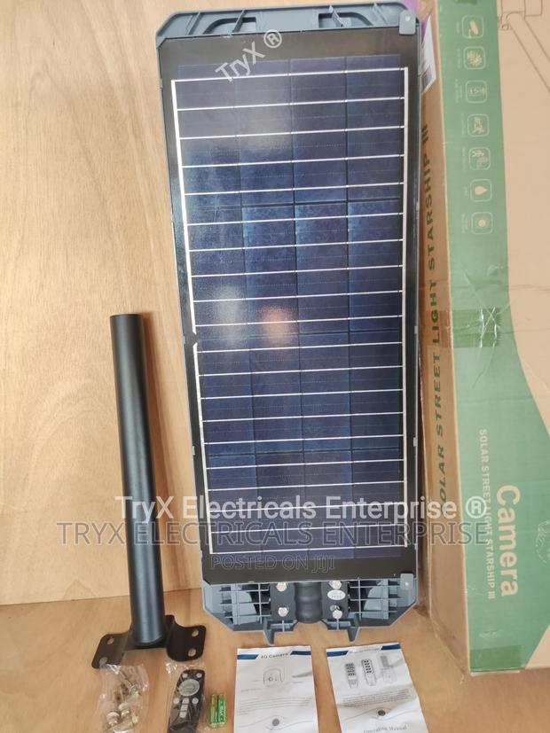 1200W Starship Solar Surveillance Street Light + 32GB SD photo 2