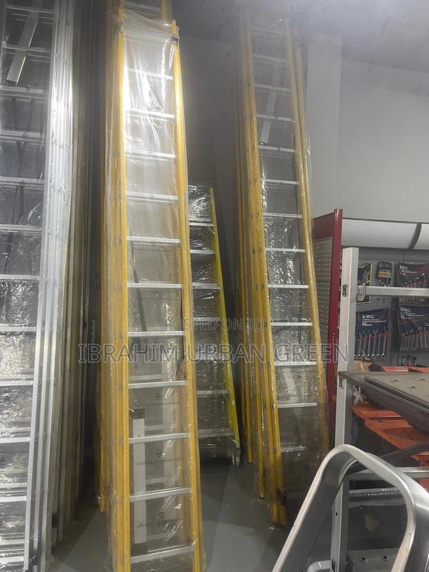 Fiberglass Extension/Dual Straight Ladder