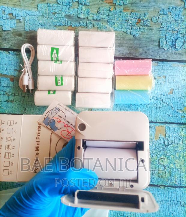 Mini Thermal Printer Set With 14 Paper Rolls · Photo 2
