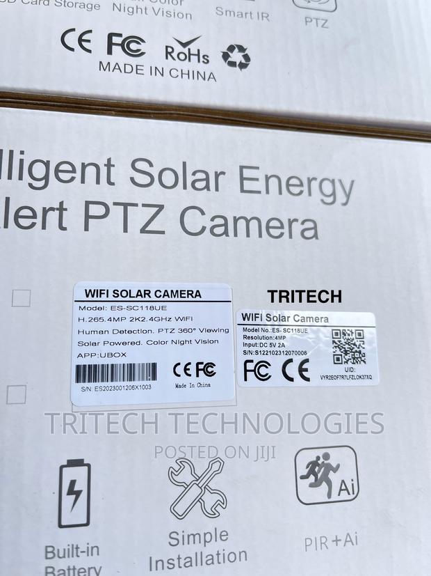 4mp Wi-Fi Solar Camera (App)-U-Box · Photo 4