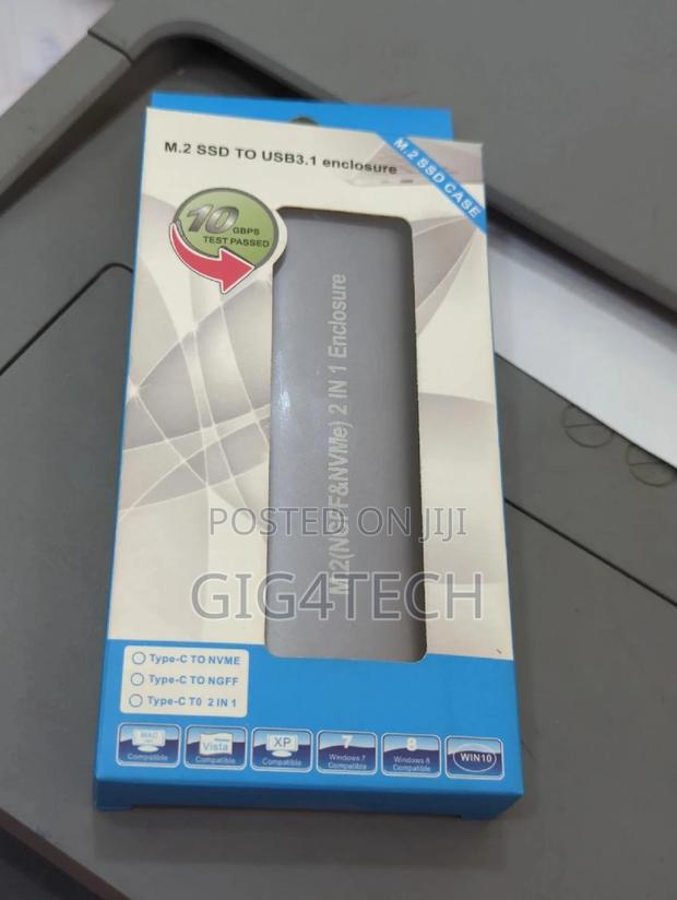 M.2 SSD Case Type-C to NGFF Nvme 2in1 Hard Drive Enclosure · Photo 3