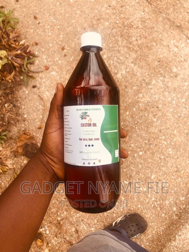 1 Liter Pure Virgin Cold-Pressed Castor Oil · Photo 2